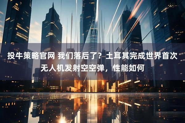 投牛策略官网 我们落后了？土耳其完成世界首次无人机发射空空弹，性能如何