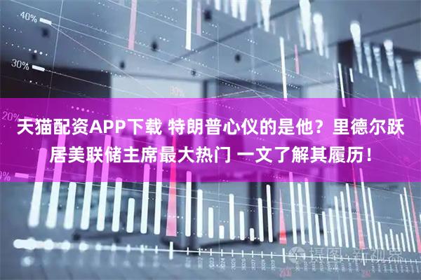 天猫配资APP下载 特朗普心仪的是他？里德尔跃居美联储主席最大热门 一文了解其履历！